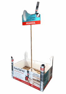 Box palet, uno de los tipos de PLV 2 en 1