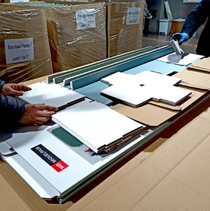 Materiales para expositores en punto de venta